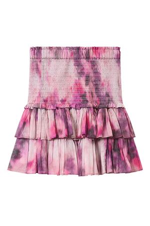 Gonna Corta Con Volant In Voile Di Cotone Naomi MARANT ÉTOILE | JU0022FAD1J13E40PK